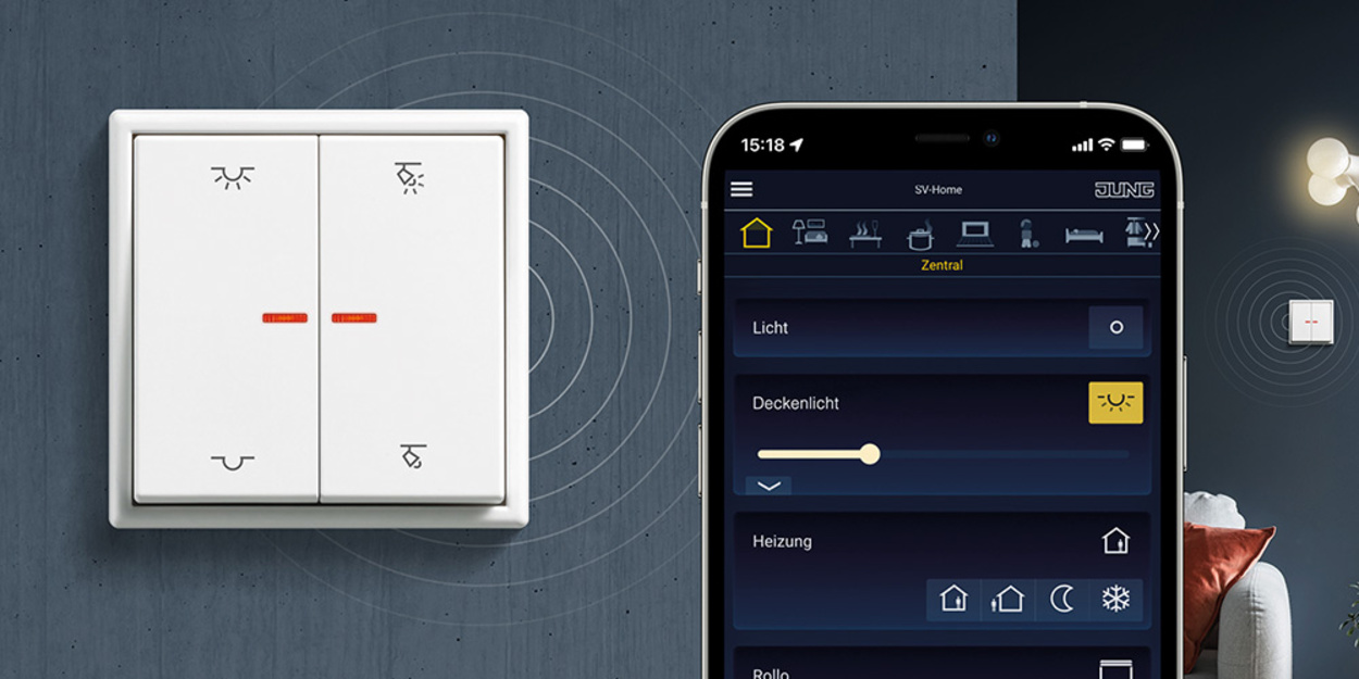 KNX RF Taster bei HOFA-Elektro GmbH in Marktheidenfeld